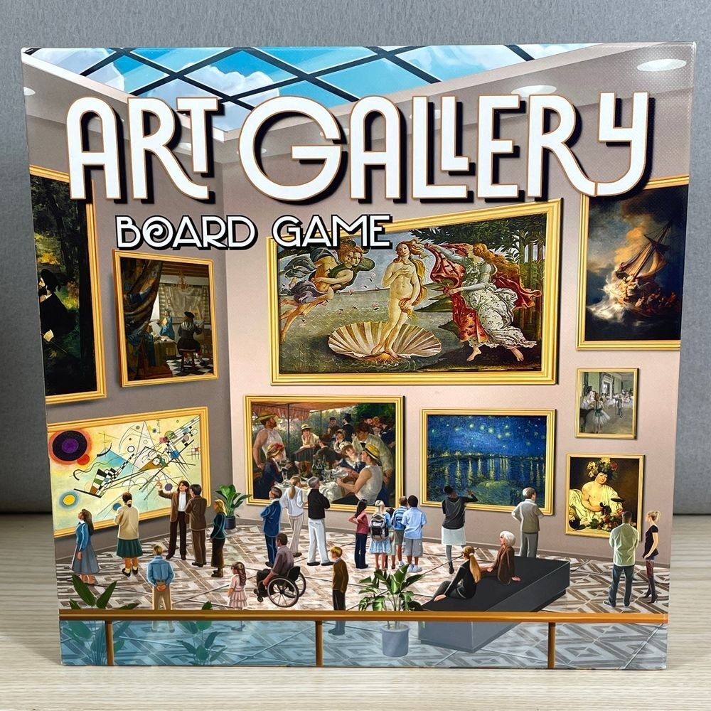 Art Gallery Board Game Piatnik 2023 Strategy 2-6 Players Family Bluff Card Game